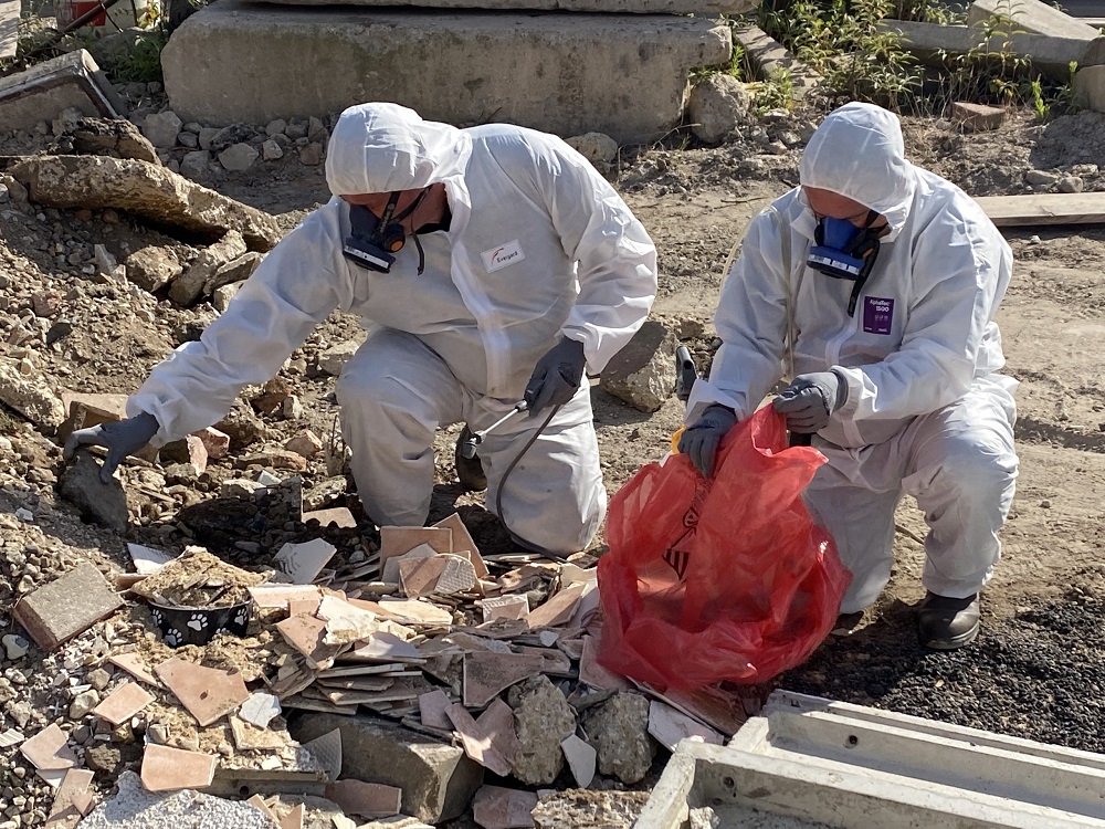 H&S Asbestos vans