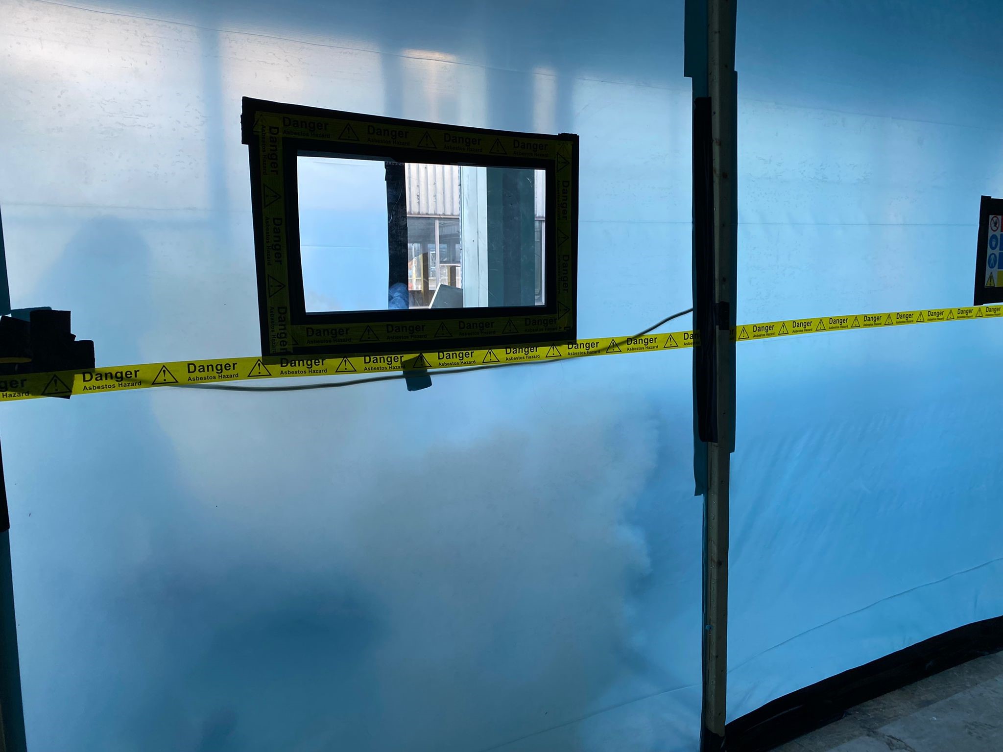 Asbestos Containment Window